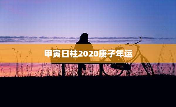 甲寅日柱2020庚子年运