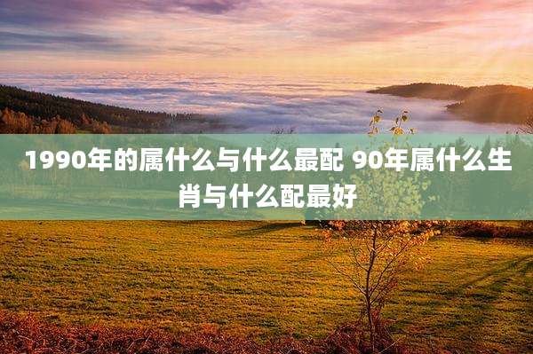 1990年的属什么与什么最配 90年属什么生肖与什么配最好