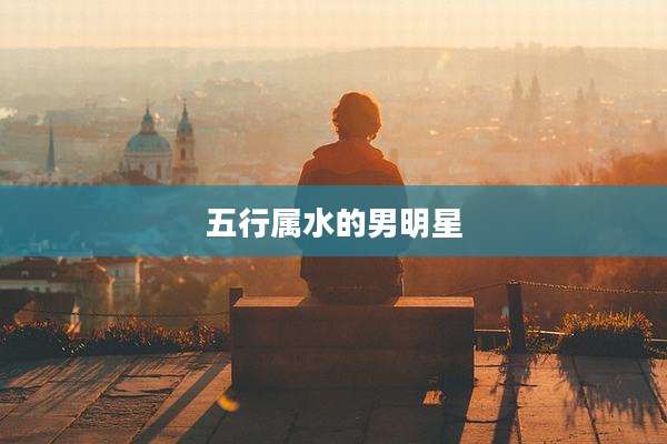 五行属水的男明星