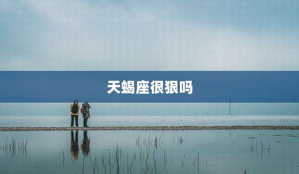 天蝎座很狠吗