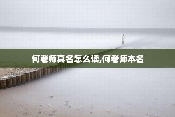 何老师真名怎么读,何老师本名