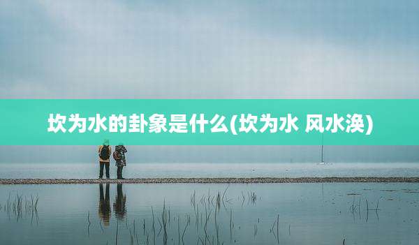 坎为水的卦象是什么(坎为水 风水涣)