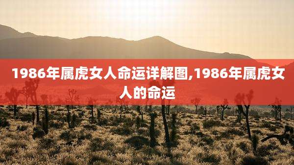 1986年属虎女人命运详解图,1986年属虎女人的命运