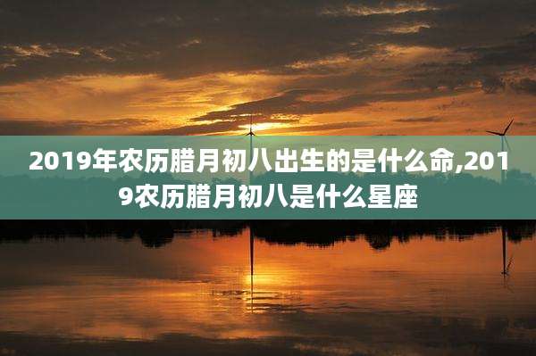 2019年农历腊月初八出生的是什么命,2019农历腊月初八是什么星座