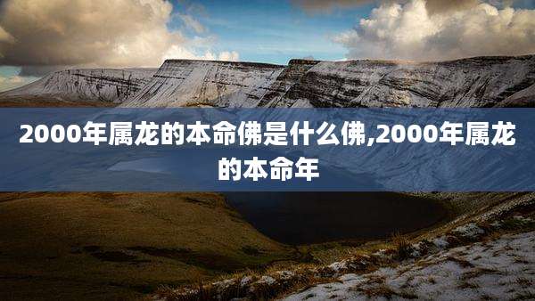 2000年属龙的本命佛是什么佛,2000年属龙的本命年