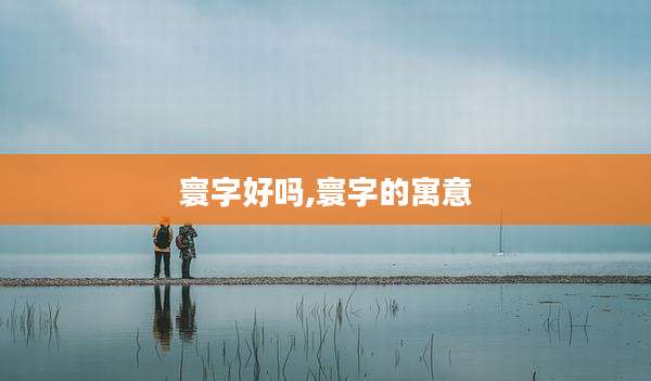 寰字好吗,寰字的寓意