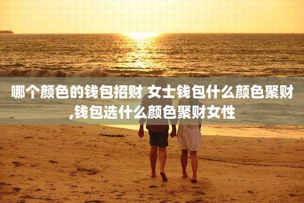 哪个颜色的钱包招财 女士钱包什么颜色聚财,钱包选什么颜色聚财女性