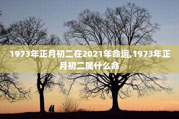 1973年正月初二在2021年命运,1973年正月初二属什么命