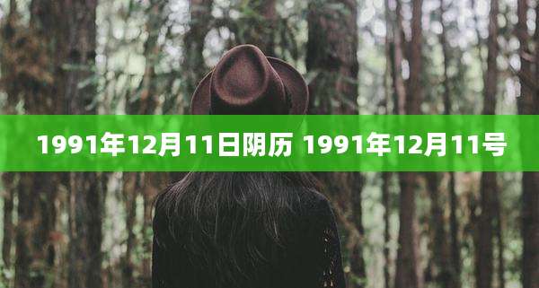 1991年12月11日阴历 1991年12月11号