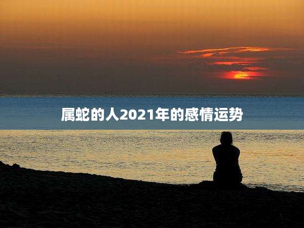 属蛇的人2021年的感情运势