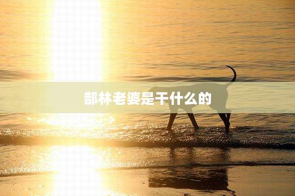 郜林老婆是干什么的