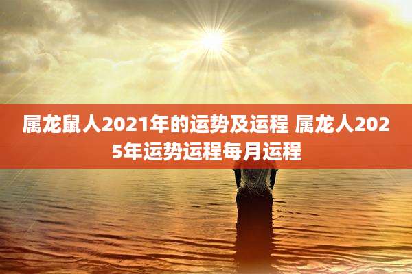 属龙鼠人2021年的运势及运程 属龙人2025年运势运程每月运程