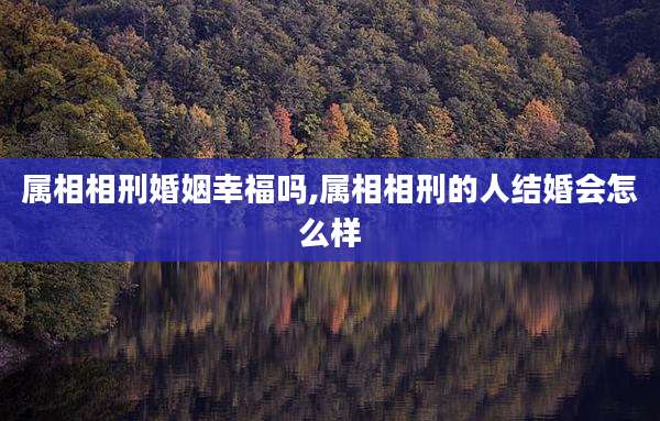 属相相刑婚姻幸福吗,属相相刑的人结婚会怎么样