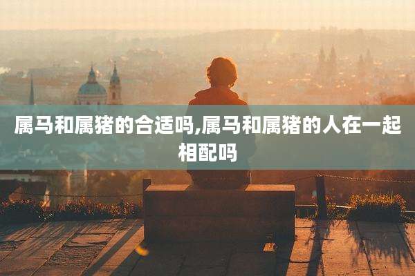 属马和属猪的合适吗,属马和属猪的人在一起相配吗