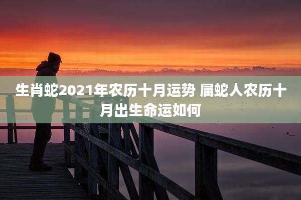 生肖蛇2021年农历十月运势 属蛇人农历十月出生命运如何