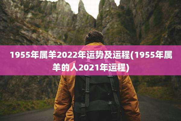 1955年属羊2022年运势及运程(1955年属羊的人2021年运程)