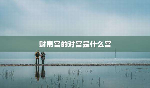 财帛宫的对宫是什么宫