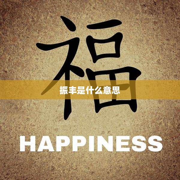 振丰是什么意思