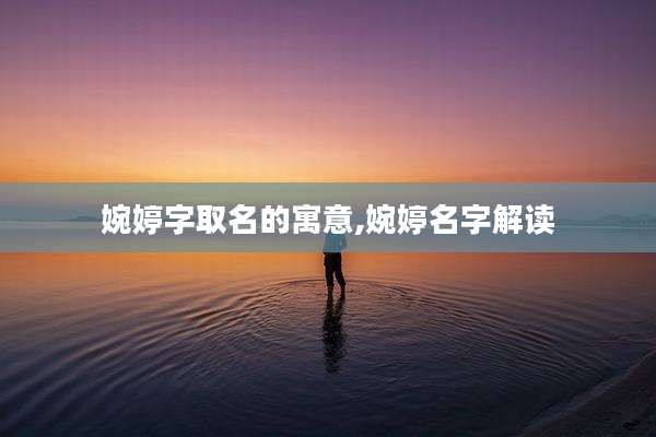 婉婷字取名的寓意,婉婷名字解读
