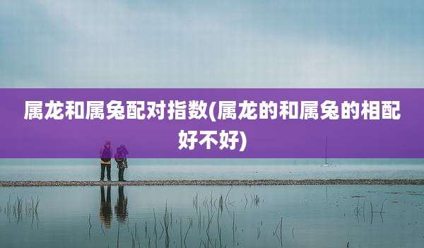 属龙和属兔配对指数(属龙的和属兔的相配好不好)