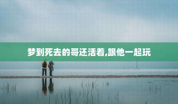 梦到死去的哥还活着,跟他一起玩