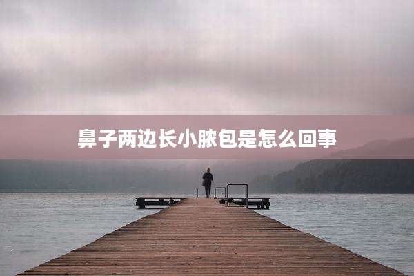 鼻子两边长小脓包是怎么回事