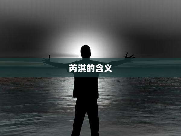 芮淇的含义