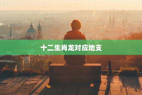 十二生肖龙对应地支