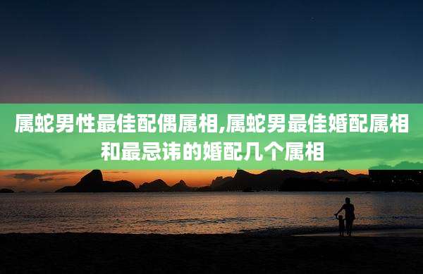 属蛇男性最佳配偶属相,属蛇男最佳婚配属相和最忌讳的婚配几个属相