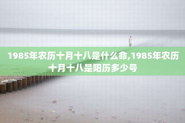 1985年农历十月十八是什么命,1985年农历十月十八是阳历多少号
