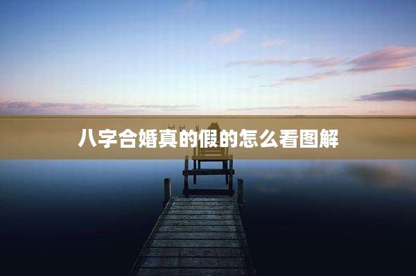 八字合婚真的假的怎么看图解