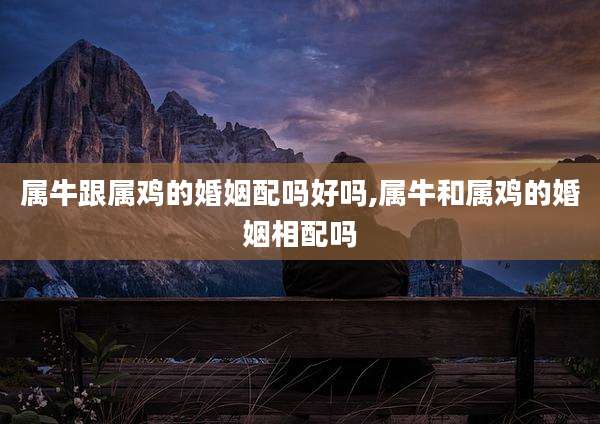 属牛跟属鸡的婚姻配吗好吗,属牛和属鸡的婚姻相配吗