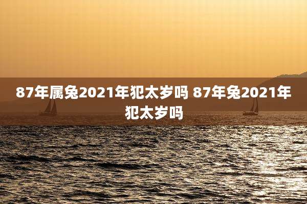 87年属兔2021年犯太岁吗 87年兔2021年犯太岁吗