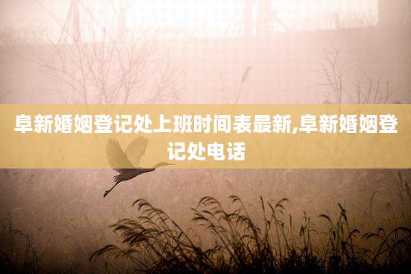 阜新婚姻登记处上班时间表最新,阜新婚姻登记处电话