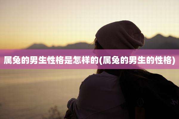 属兔的男生性格是怎样的(属兔的男生的性格)