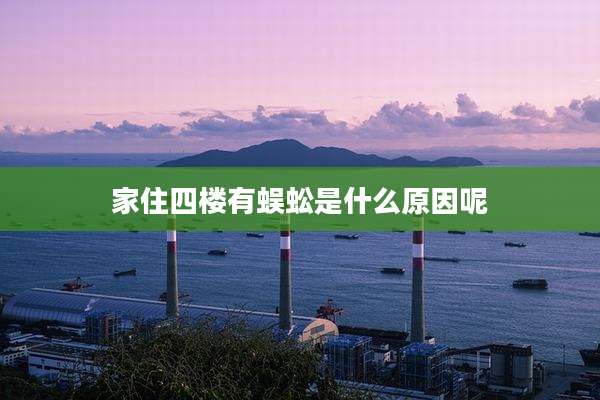 家住四楼有蜈蚣是什么原因呢