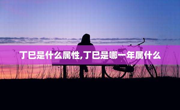 丁巳是什么属性,丁巳是哪一年属什么