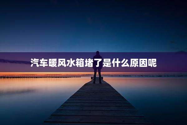 汽车暖风水箱堵了是什么原因呢
