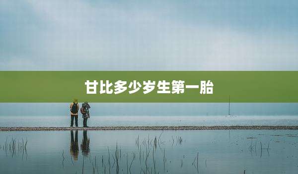 甘比多少岁生第一胎