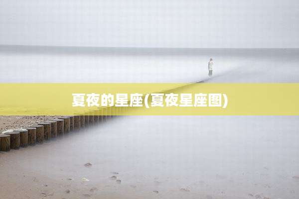 夏夜的星座(夏夜星座图)