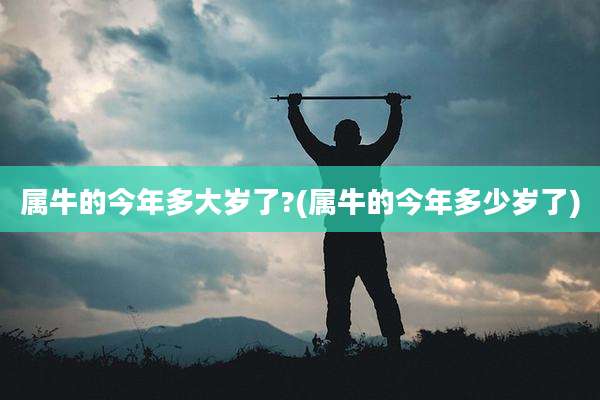 属牛的今年多大岁了?(属牛的今年多少岁了)
