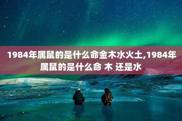 1984年属鼠的是什么命金木水火土,1984年属鼠的是什么命 木 还是水