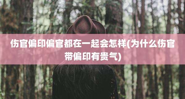 伤官偏印偏官都在一起会怎样(为什么伤官带偏印有贵气)