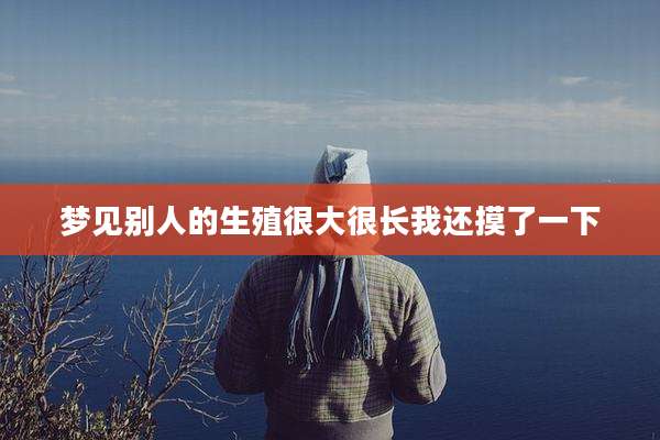 梦见别人的生殖很大很长我还摸了一下