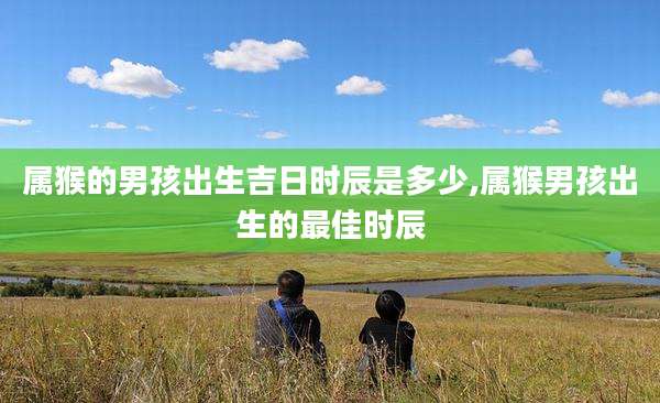 属猴的男孩出生吉日时辰是多少,属猴男孩出生的最佳时辰