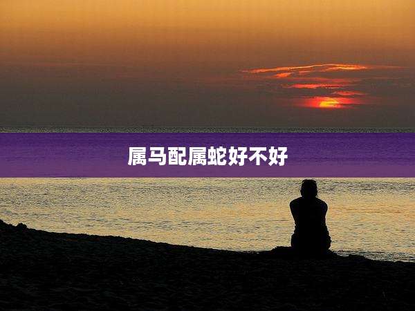 属马配属蛇好不好