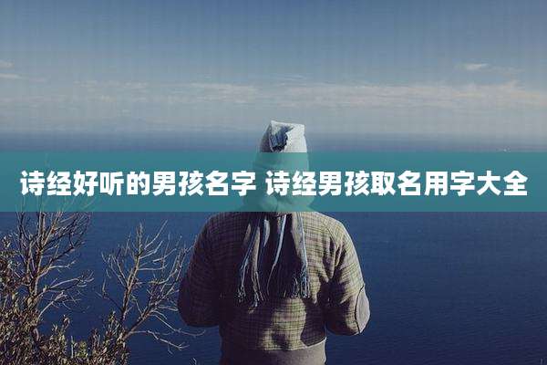 诗经好听的男孩名字 诗经男孩取名用字大全