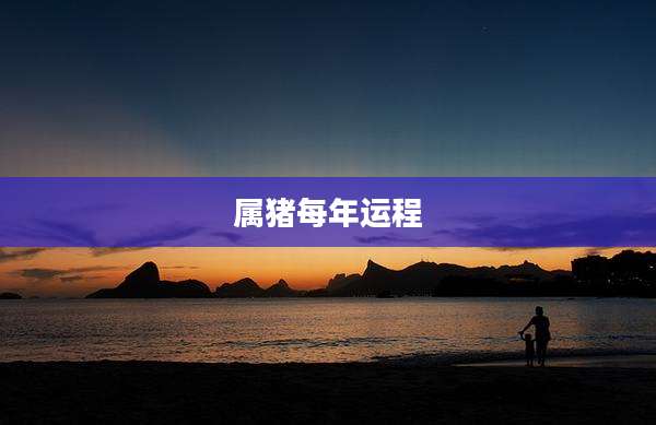 属猪每年运程