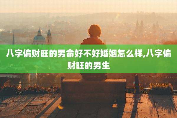 八字偏财旺的男命好不好婚姻怎么样,八字偏财旺的男生