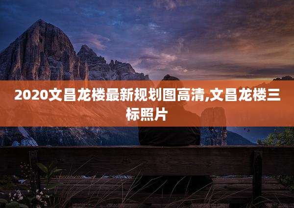 2020文昌龙楼最新规划图高清,文昌龙楼三标照片